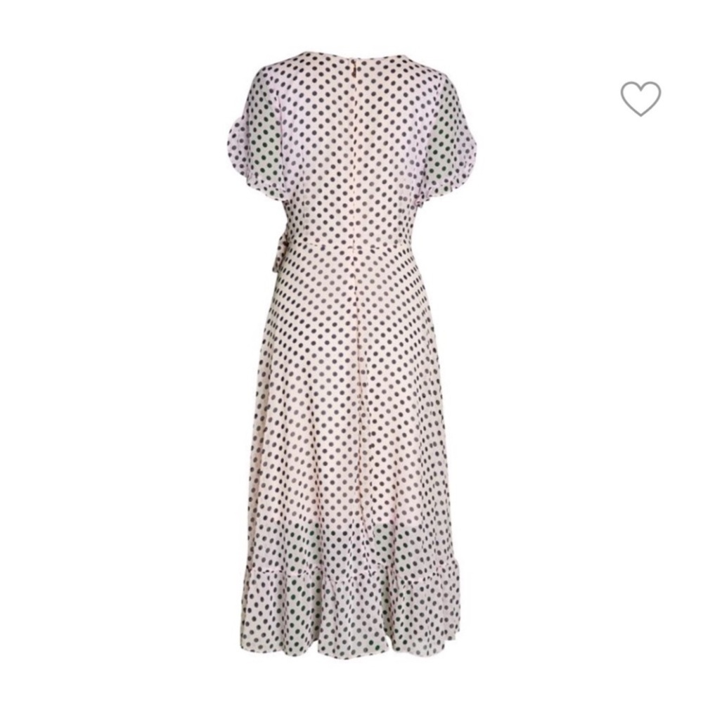 Polka Dot Wrap Dress - Picture 3 of 15